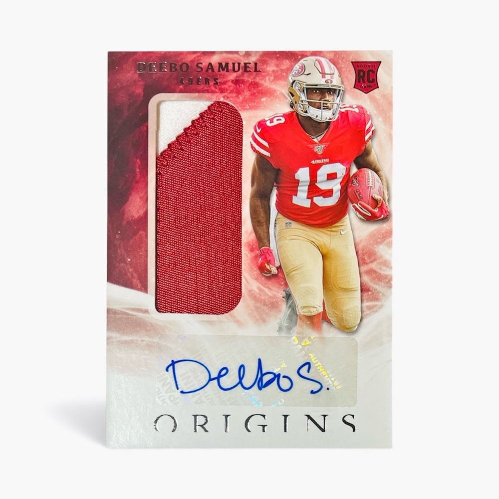 Red Football Trading Card